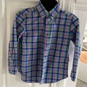 Ralph Lauren boys size 5 button down shirt